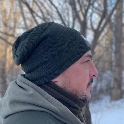 Czapka zimowa zielona1